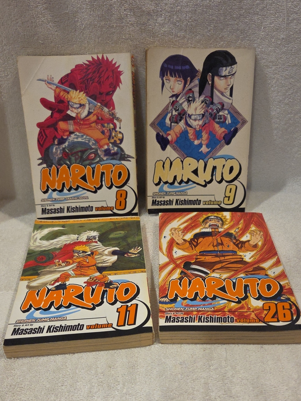 NARUTO BOOKS - GROUP OF 4